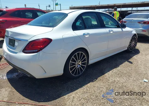 2019 Mercedes-Benz C 300 из США, поврежденный, VIN 55SWF8DB0KU311921